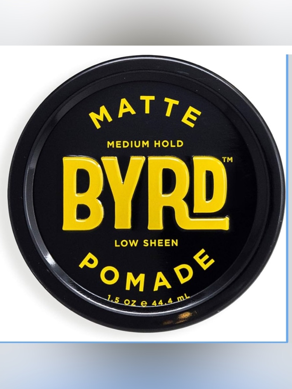 Matte Pomade - Black & Yellow - Medium Hold